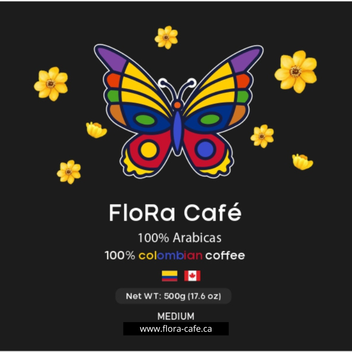 FloRa Coffee Bag Front